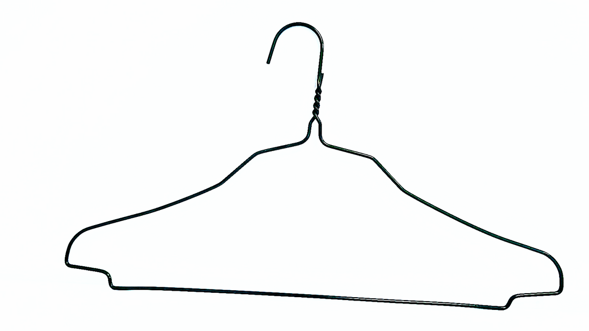 Long Neck Drop  Bar Hanger  Gold  16" x 10.5G/250/pk - Elevation Supplies