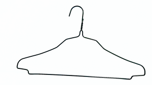 Long Neck Drop  Bar Hanger  Gold  16" x 10.5G/250/pk - Elevation Supplies