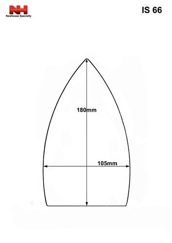 Iron Shoe #66 180mm L x 105mm W