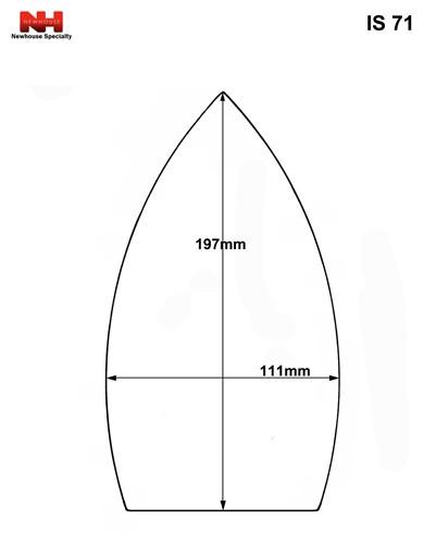 Iron Shoe #71 197mm L x 111mm W