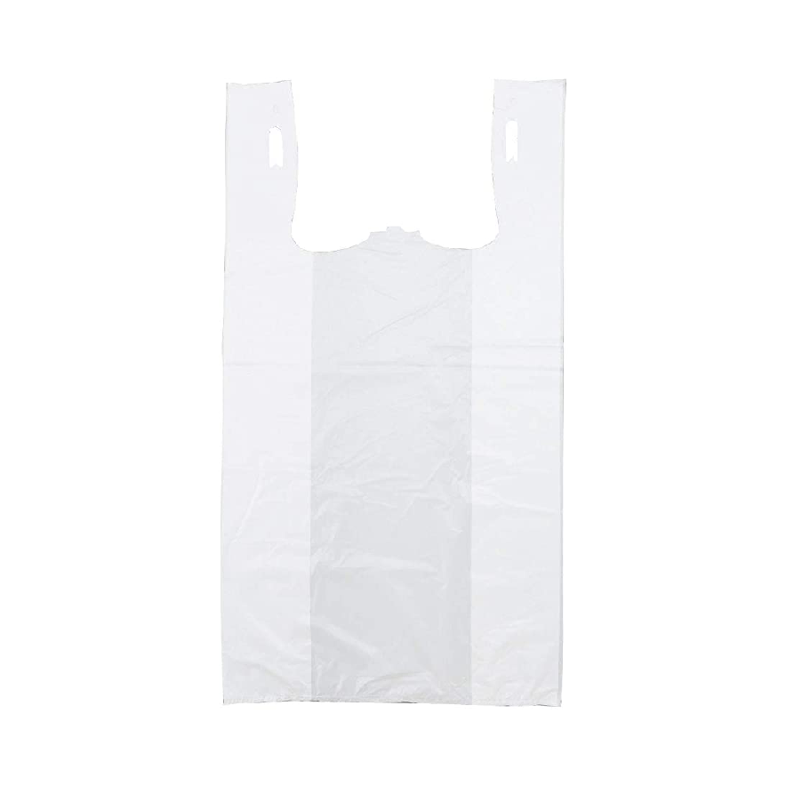 #3 White Plain Shirt Bags - 8.5" x 3.5" x 18.5" (100/bx) - Elevation Supplies