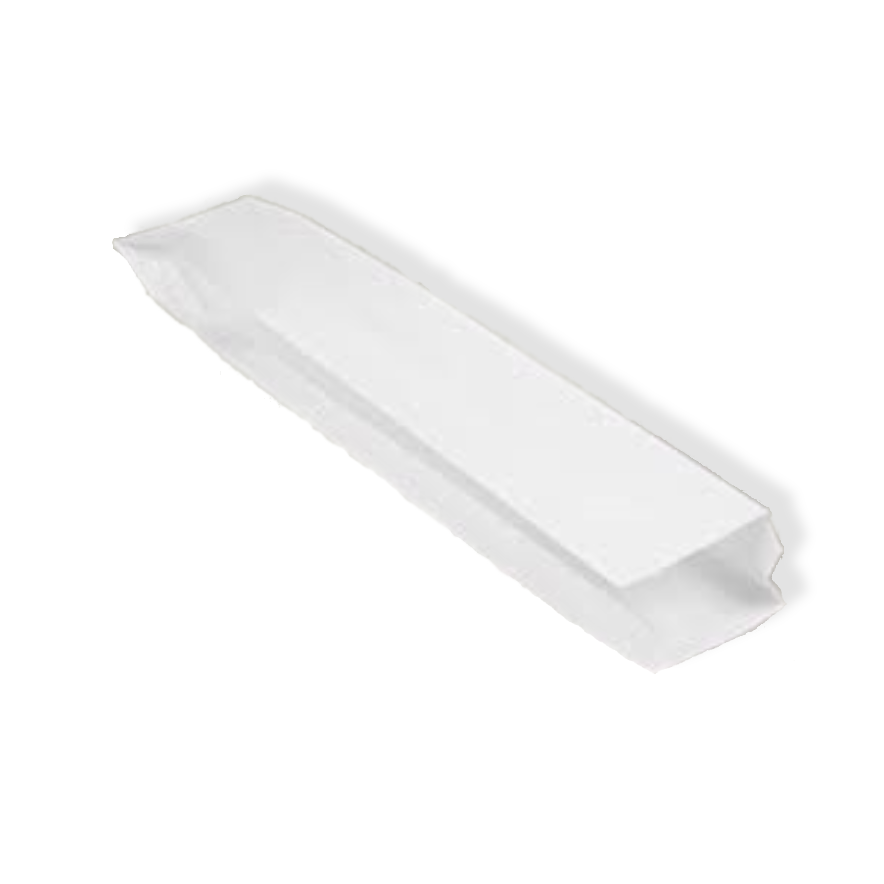 #7 White Plain Shirt Bags (8.5" x 7.5" x 22.5")