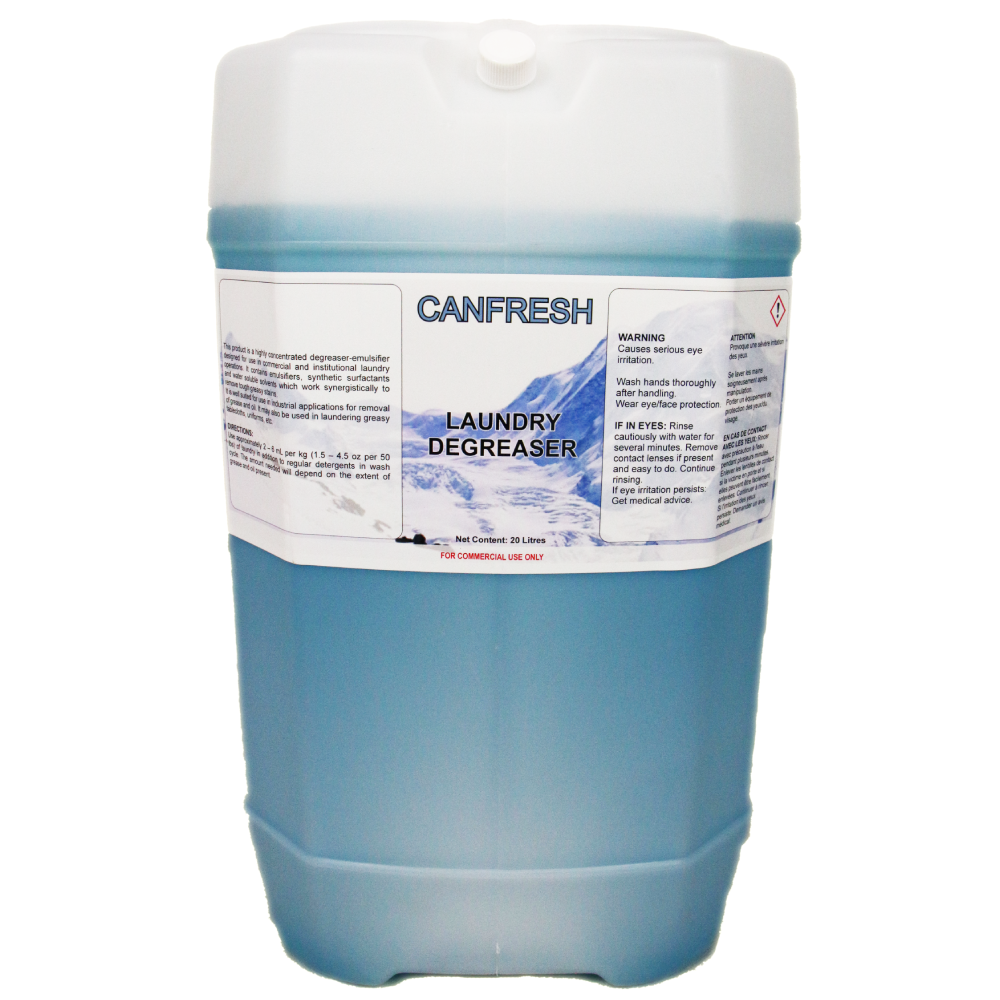 Canfresh Laundry Degreaser - Powerful Drycleaning Detergent (20 Lt Pail) Media 1 of 2