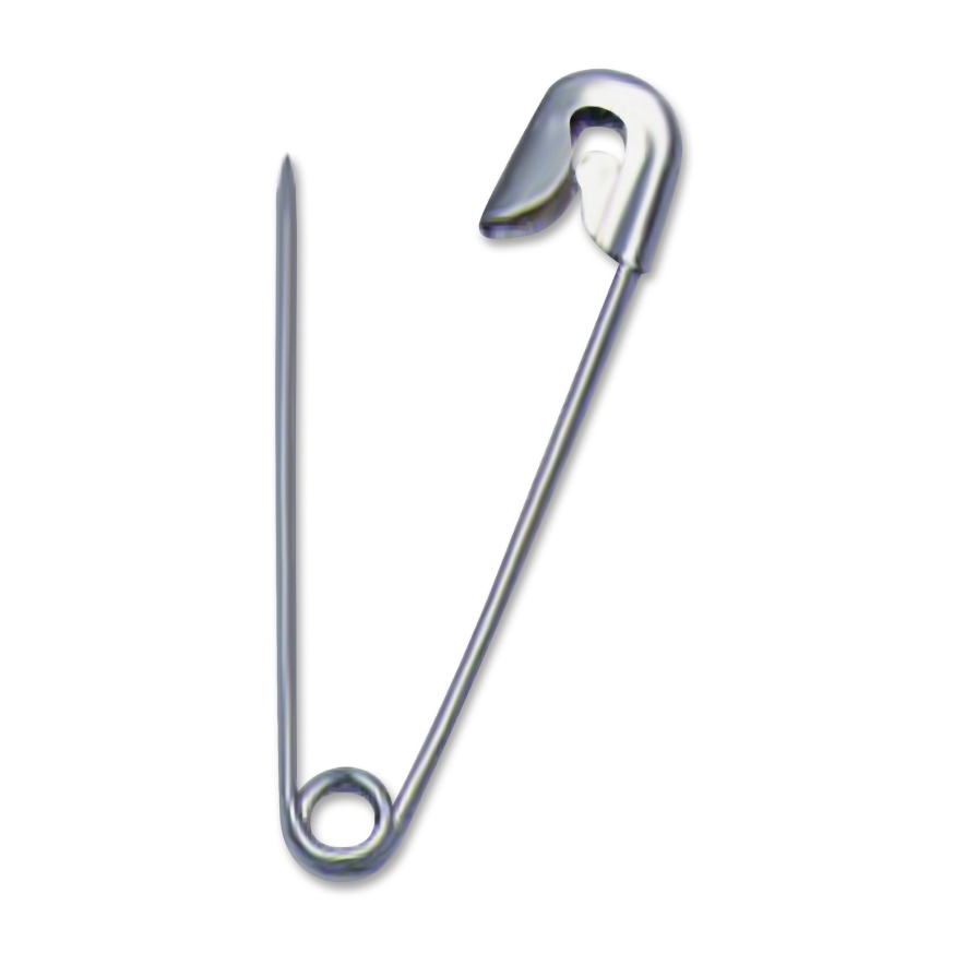 White safety pins asymmetric top