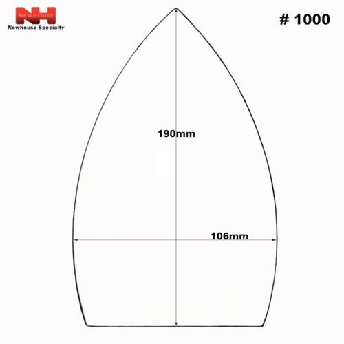 Iron Shoe #1000 190mm L x 106mm W